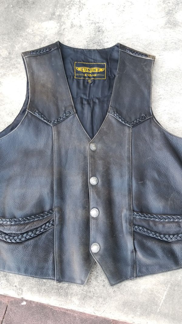 Leather Harley vest XL for Sale in San Antonio, TX - OfferUp