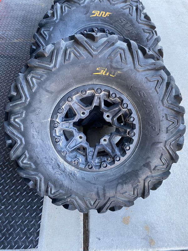 Can Am Beadlock Wheels And Tires UTV 4X137 For Sale In Henderson NV