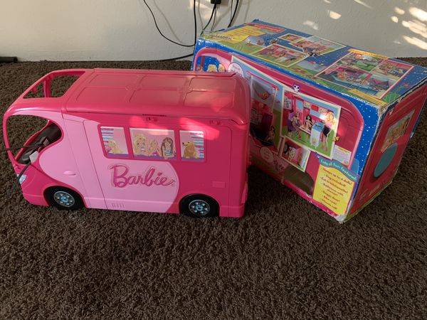 barbie rv ride on