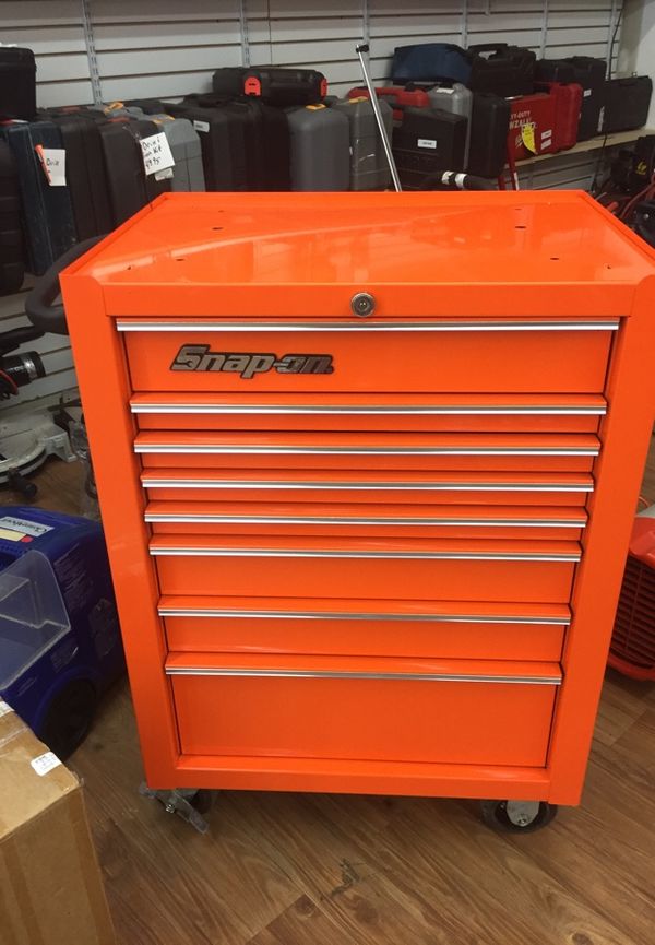 Snap-on kra4008fpjk 26” 8 drawer single bank heritage roll can tool box ...