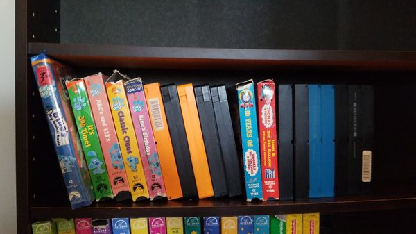 Lot of toddler VHS tapes blues clues and thomas the train for Sale in ...