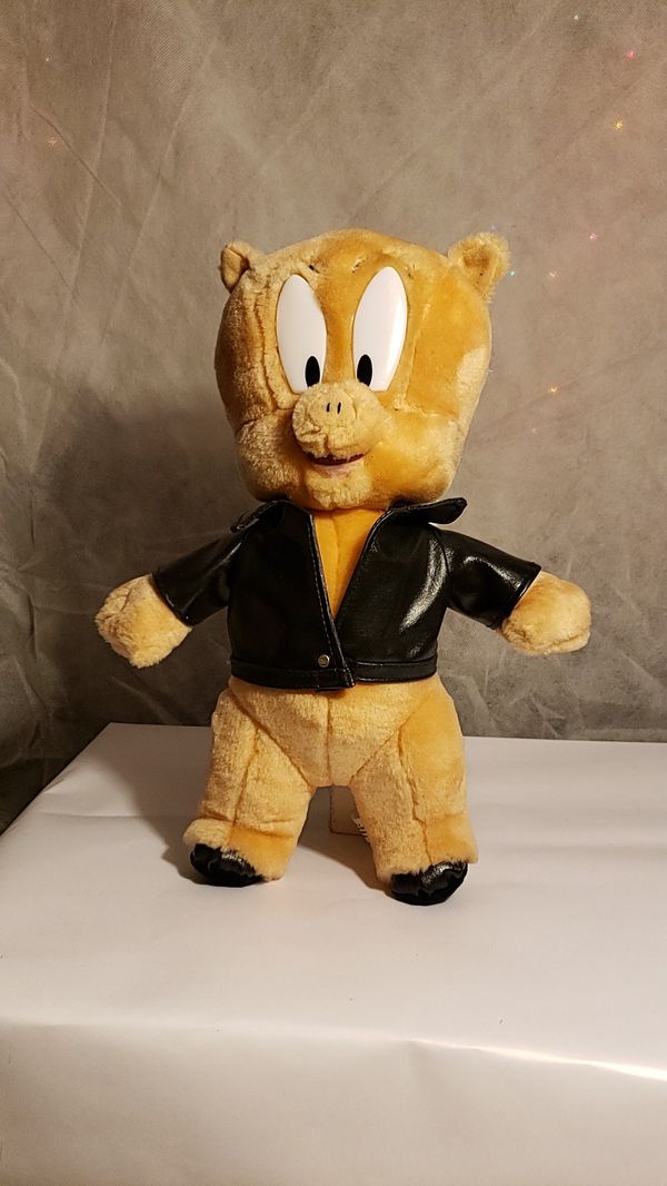 porky pig stuffed animal