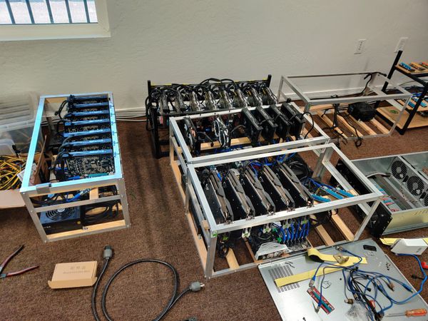 crypto mining shed for sale