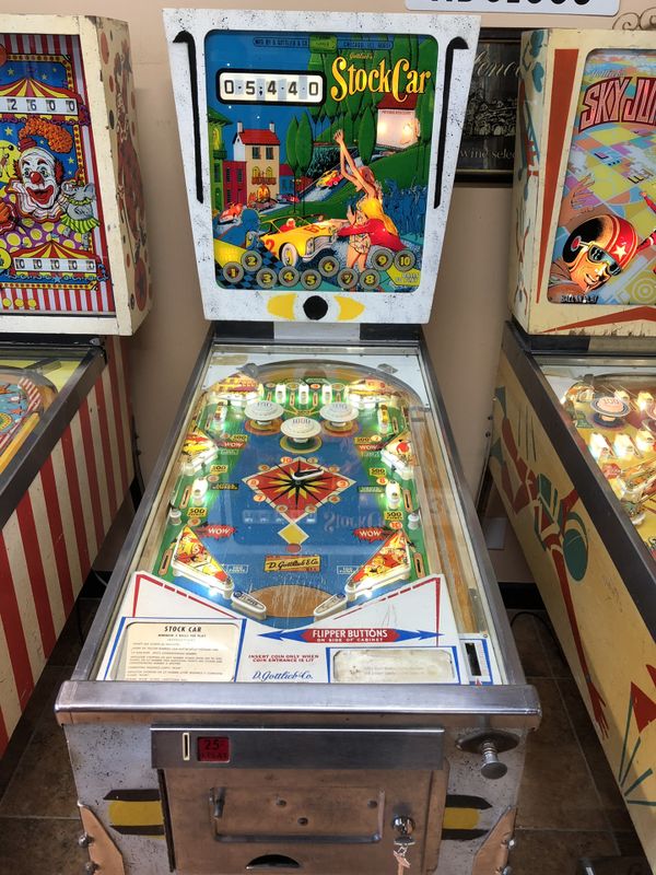 Vintage 1970’s Stock Car Pinball Machine - works great! for Sale in ...