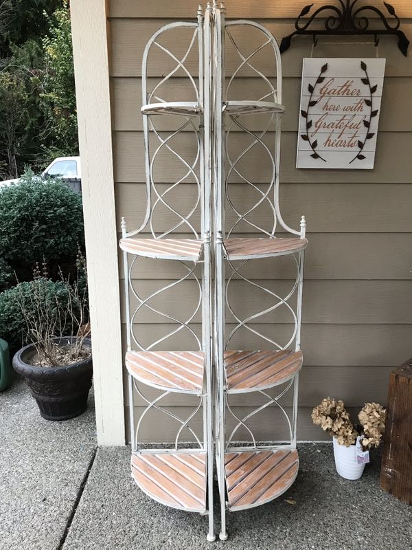 Wrought iron and wood accent shelves from Hobby Lobby for Sale in