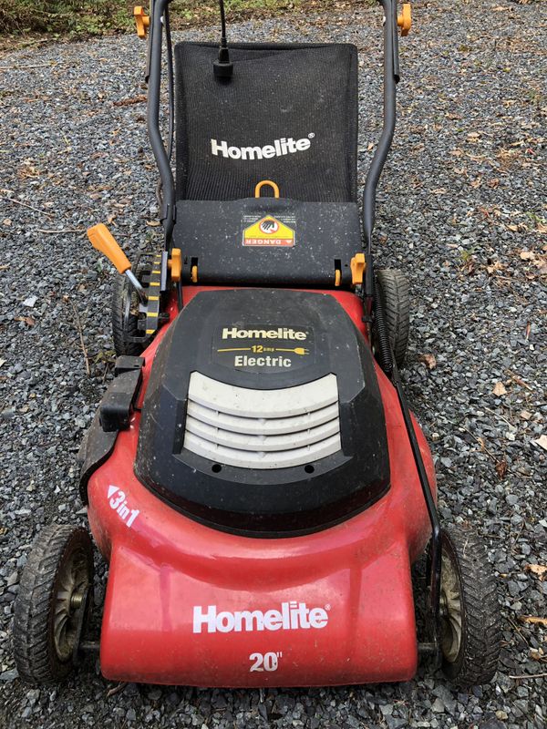 Homelite Electric Corded Lawn Mower