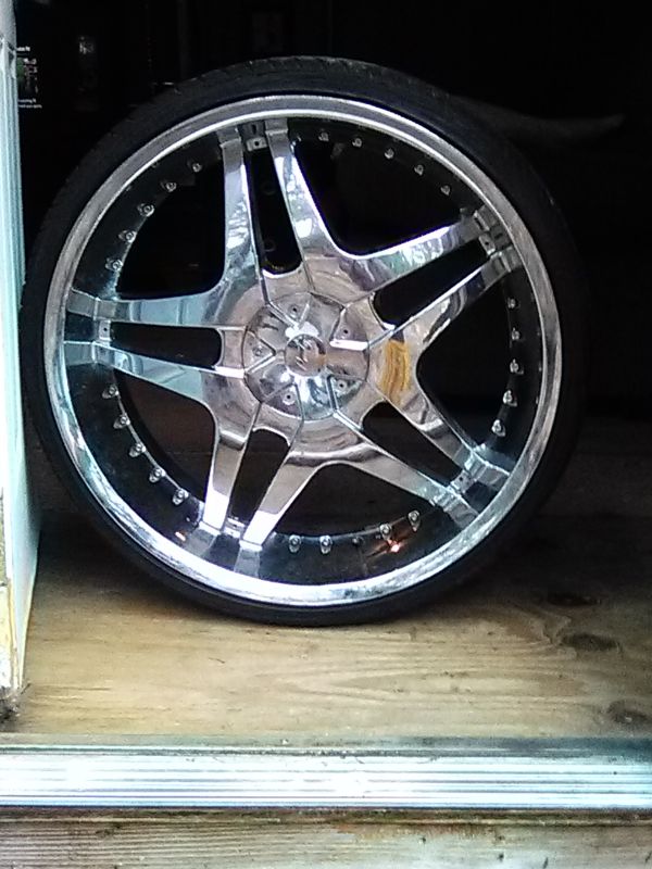 26 inch rims and tires for sale