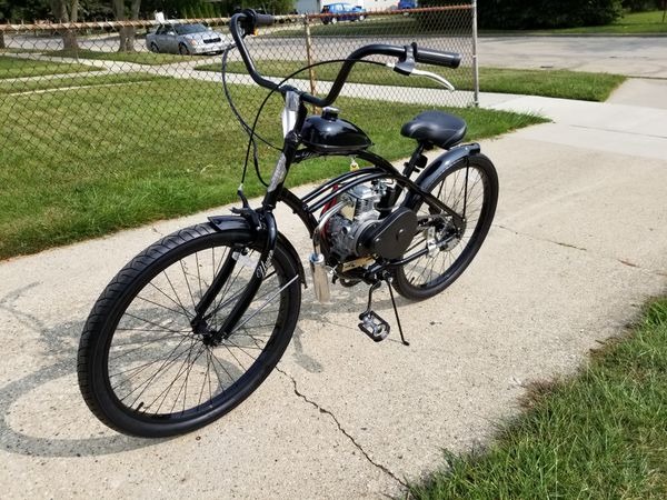 Brand new 26 inch 49cc 4 stroke motorized bicycle for Sale in Kenosha ...