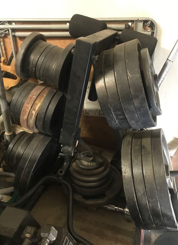 Olympic Weights /400+pounds .75 cents per pound for Sale in