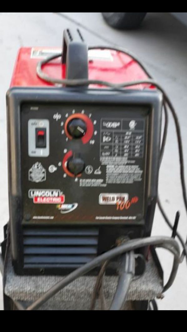 LINCOLN 100HD WELD PAK FLUX CORE WIRE WELDER 120VOLTS 100AMPS for Sale