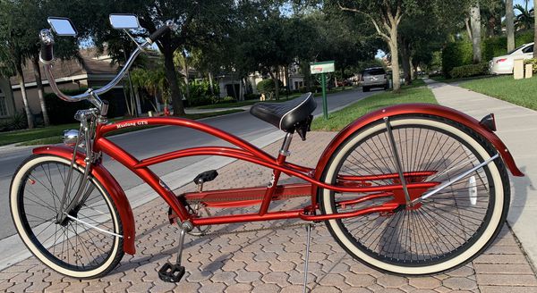 Micargi Mustang GTS stretch lowrider 26” beach cruiser bicycle for Sale ...