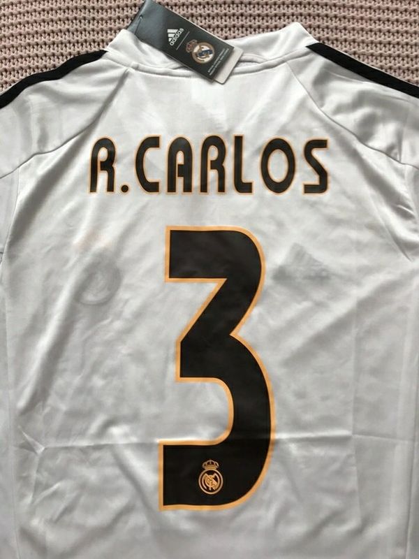 roberto carlos real madrid shirt