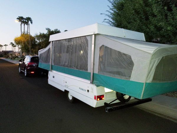 1992 coleman pioneer pop up camper