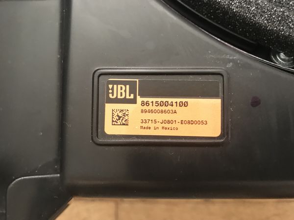 Toyota Tacoma 2016 JBL Stereo Audio Radio SubWoofer ...