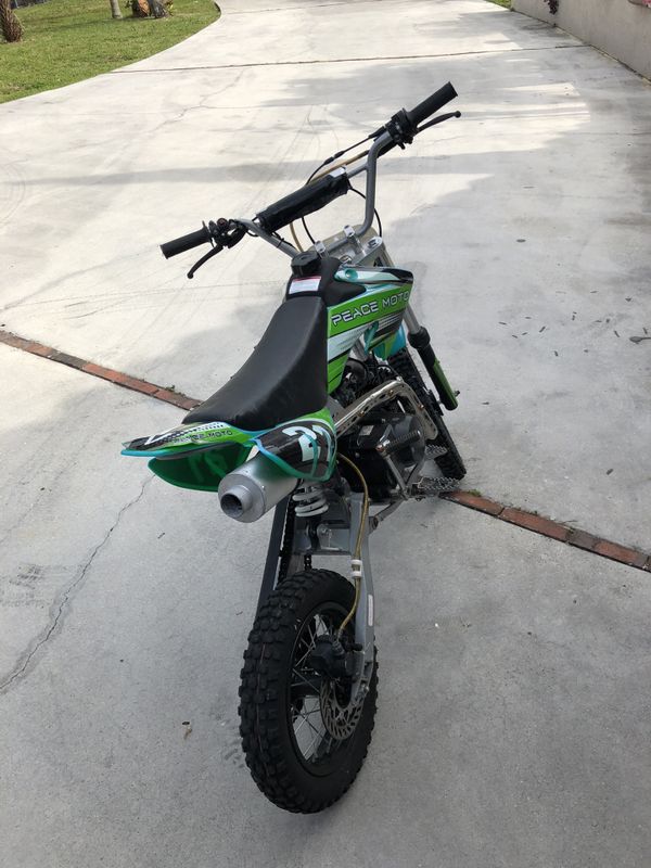 Peace moto 125cc four stroke pit bike dirt bike for Sale in Parkland ...