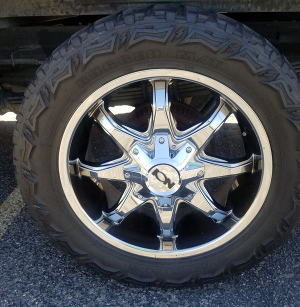 Ion Rims 5 Lug chevy w/33x12.5x20 tires for Sale in Scottsdale, AZ ...