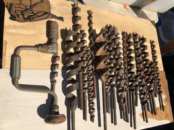 Vintage Craftsman Hand Drill 20 Large Wood Auger Bit For Sale In Los 