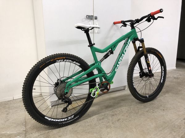 santa cruz full suspension electric mountain bike