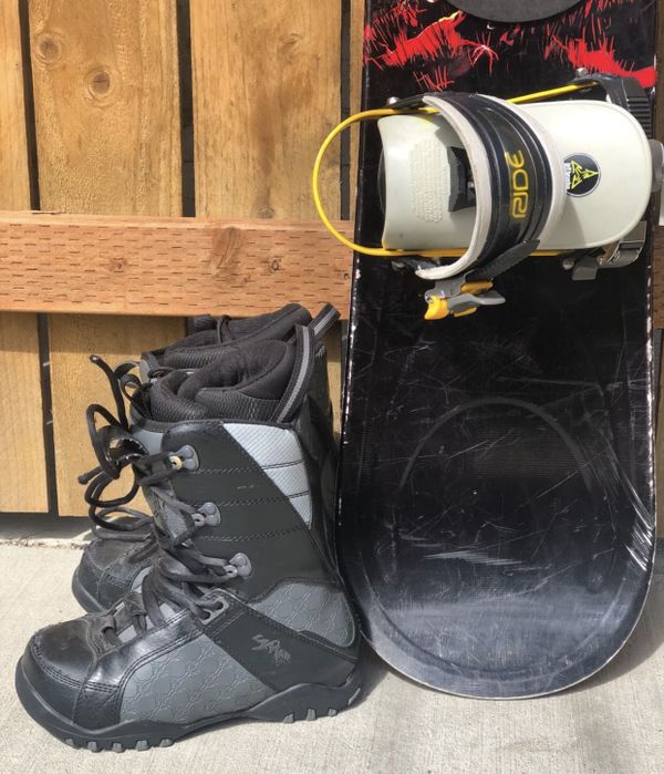 K2 Mini Zeppelin 138cm Jr Snowboard package for Sale in Spokane, WA