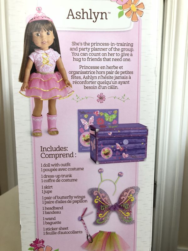 American Girl Wellie Wishers Ashlyn doll set new for Sale in Chicago ...