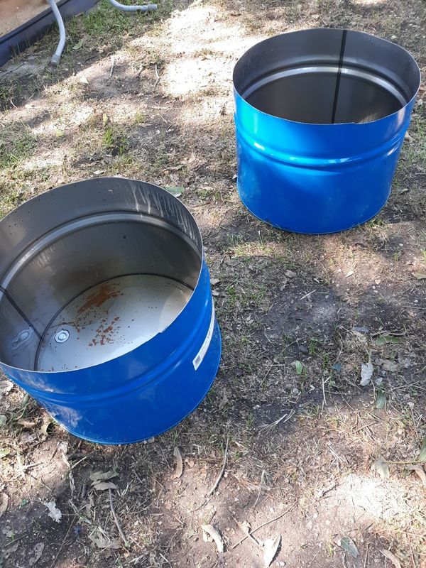 Half Burn Barrels 15 each. 5 extra to drill Holes for Sale in San Antonio, TX OfferUp