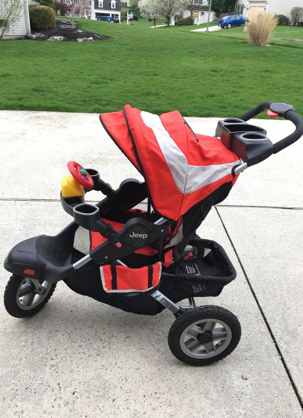 jeep stroller with steering wheel