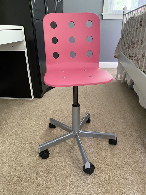 Pink IKEA JULES desk chair for Sale in Bellevue, WA OfferUp