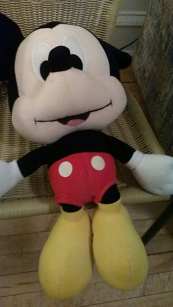 mickey mouse stuffed animal large