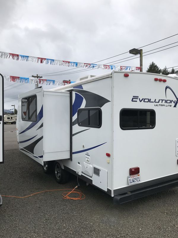 evolution travel trailer