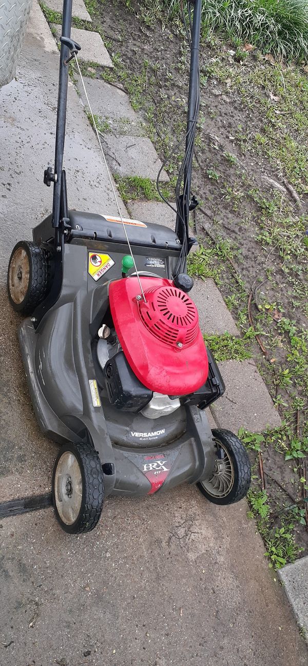 Hrx217tda honda mower for Sale in Grand Prairie, TX OfferUp