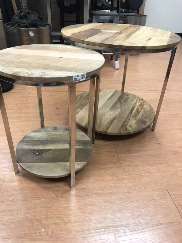 Berwyn End Table Metal And Wood Rustic Brown Threshold For In Anaheim Ca Offerup - Berwyn Round Coffee Table Metal And Wood Threshold Berwyn End Table Metal And Wood Rustic Brown Threshold For In Anaheim Ca Offerup - Berwyn Round Coffee Table Metal And Wood Threshold
