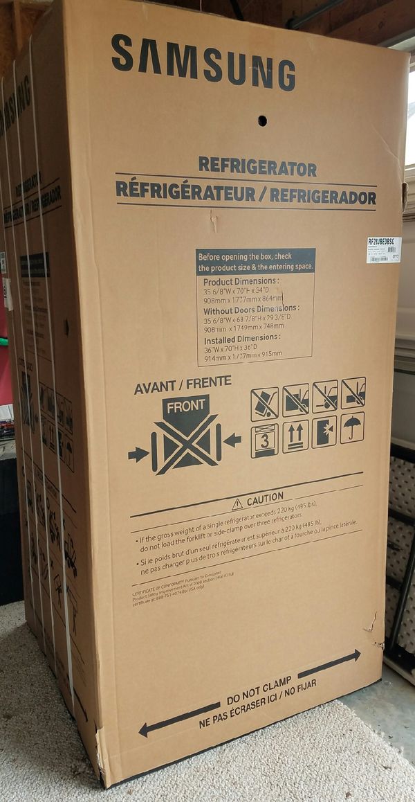 Samsung Refrigerator (New in Box) for Sale in Mooresville, NC OfferUp