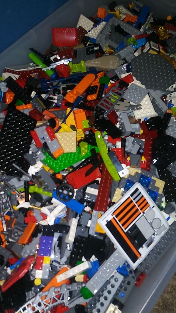 big box of random legos