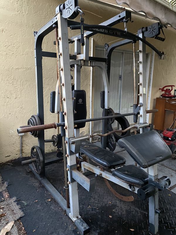 Golds Gym Platinum Home Gym And Weights For Sale In Miami, Fl - Offerup