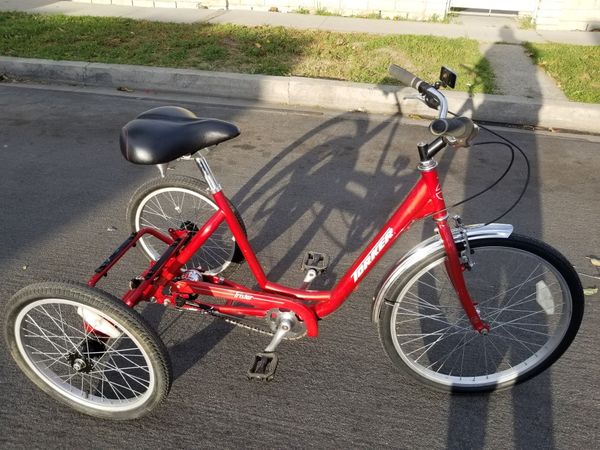 Torker tri star 3 wheel tricycle trike 20 in 24 in 3 speed for Sale in ...