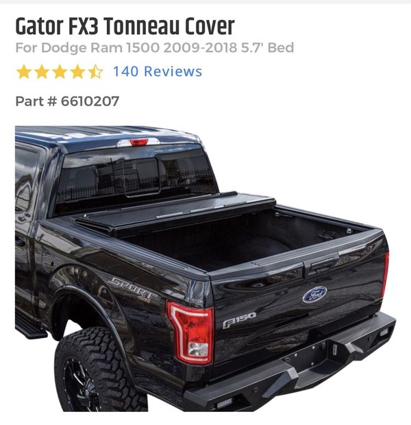 New Gator Fx3 Tonneau Cover For Dodge Ram 1500 2009 2018 5 7 Bed Open Box For Sale In Mckinney Tx Offerup