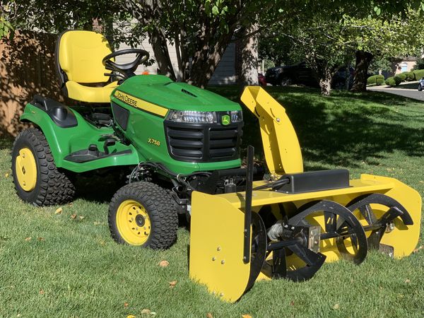 John Deere X758 Diesel W 54” Snow Blower For Sale In Parker Co Offerup