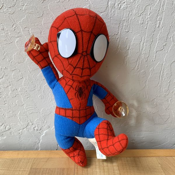 stuffed animal spiderman