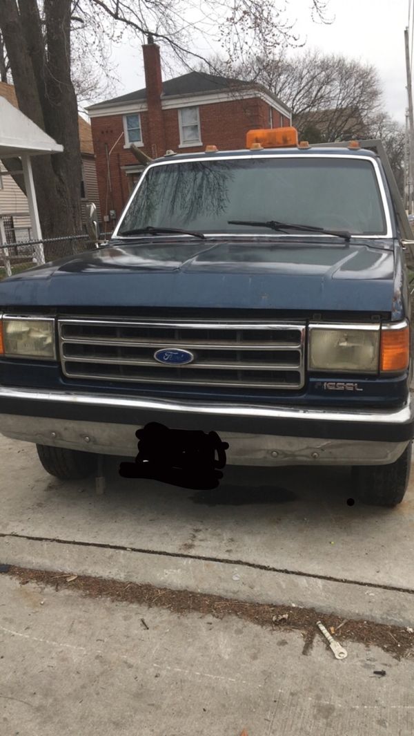 1989 F350 Diesel Flat Bed Tow Truck for Sale in Chicago, IL OfferUp