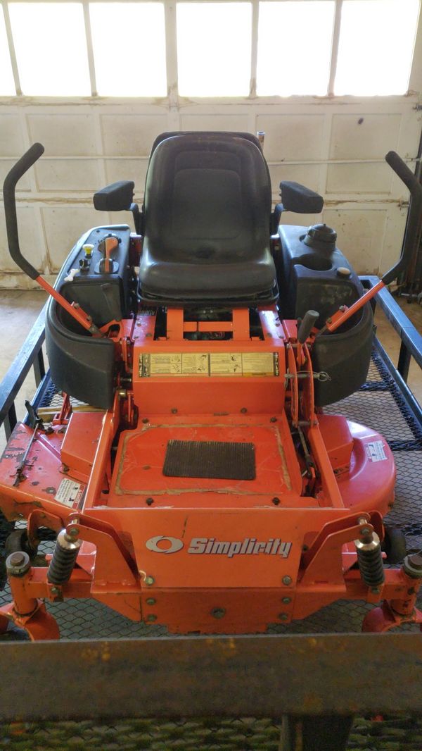 simplicity 44 inch zero turn mower