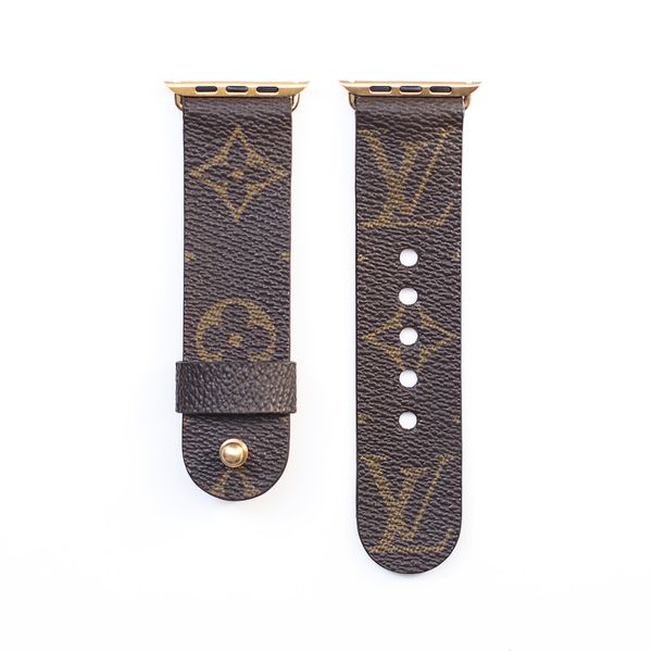 Louis Vuitton Canvas Apple Watch Band Strap 42mm 44 mm Series 4 Christmas Gift for Sale in Los ...