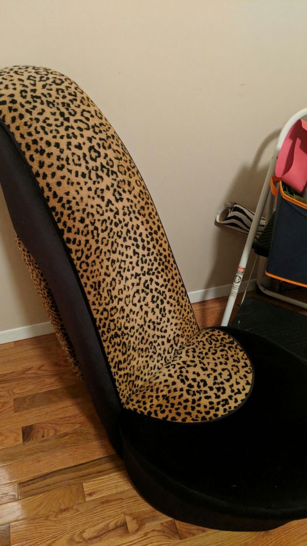 High heel leopard shoe chair for Sale in Lilly PA OfferUp