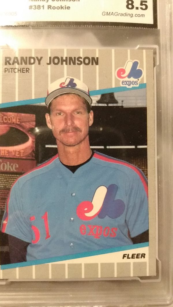 1989 Fleer Randy Johnson Rookie Card For Sale In Burien WA OfferUp