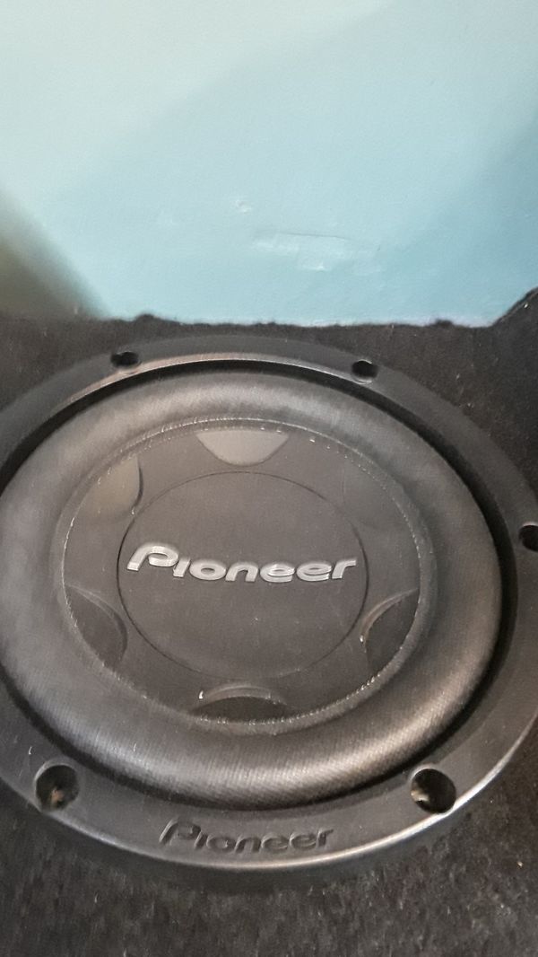 Car box with three Pro Pioneer 10 inch speakers subwoofers subwoofer car audio bass boom for 