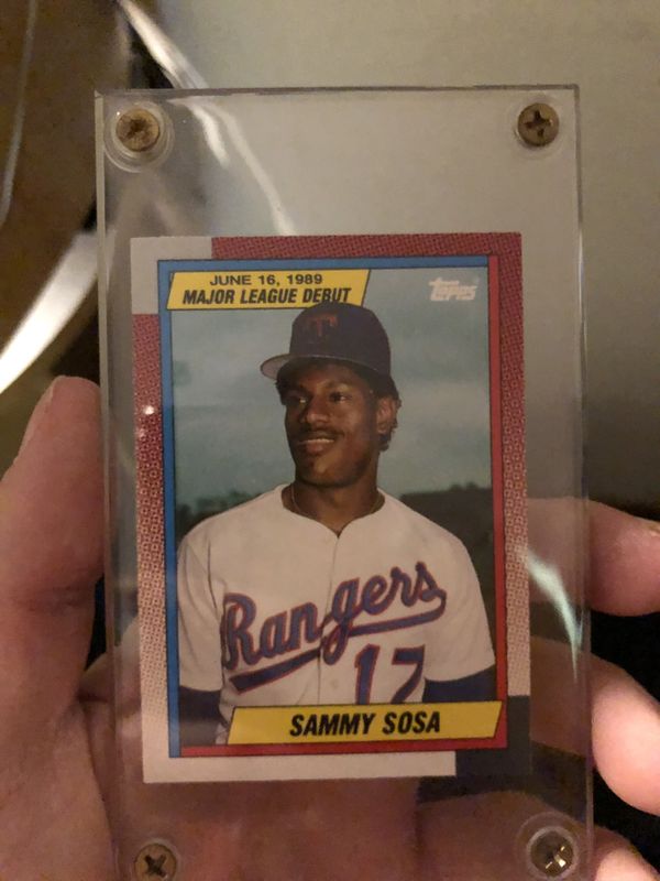 Sammy Sosa Topps Card Sammy Sosa Topps Card