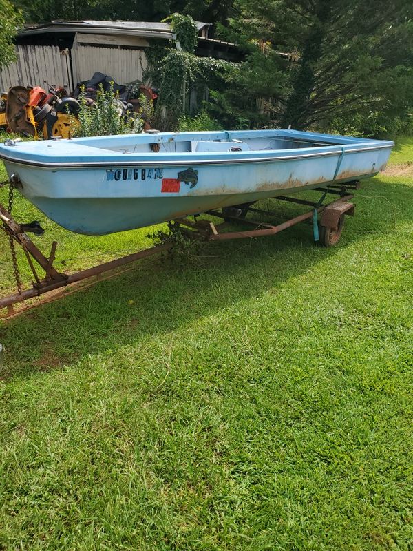 Terry Fiberglass Jon Boat for Sale in King, NC OfferUp