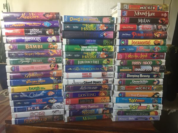 Disney VHS collection for Sale in Shelton, CT - OfferUp