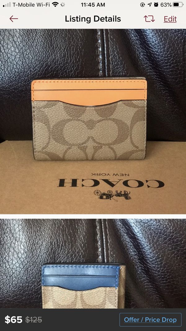 Coach men’s credit cards wallet NWT for Sale in Carlsbad, CA OfferUp