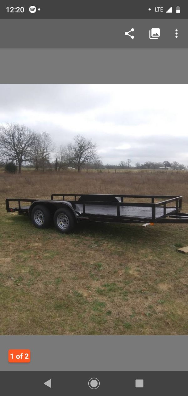 16 ft flatbed trailer for Sale in Dallas, TX OfferUp