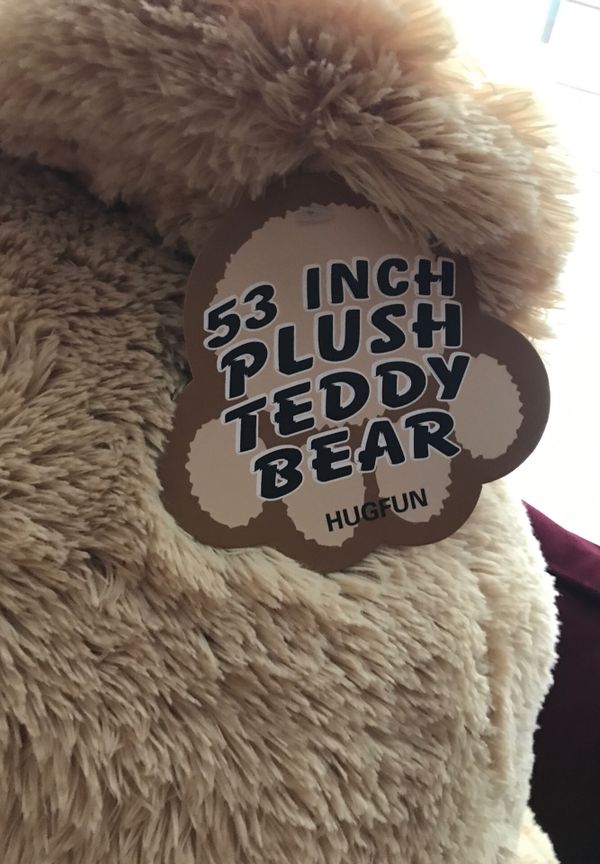 53 inch plush teddy bear